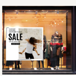 Müttertagsanteil in Prozent von Großverkäufen anpa Fensteraufkleber