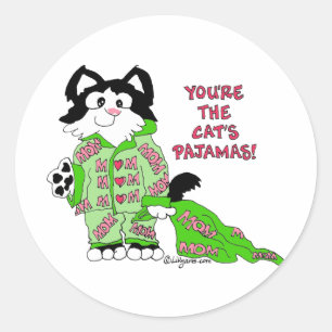 Muttertagsaufkleber für den Cartoon Runder Aufkleber