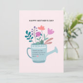 Muttertagsausdrücke Feiertagskarte (Stehend Vorderseite)