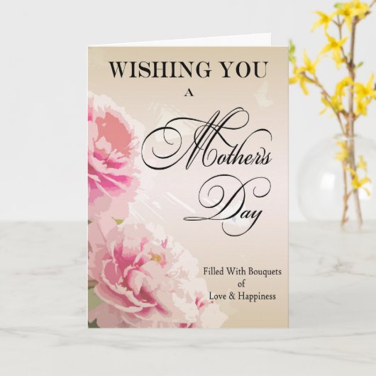 Muttertagsberge Muttertagskarte Karte (Gelbe Blume)