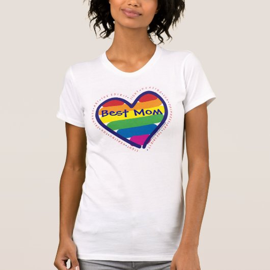 Muttertagsbeste Mama T-Shirt (Vorderseite)
