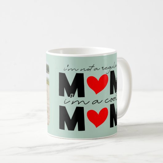 Muttertagsbild gedruckte Tasse (VorderseiteRechts)