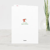 Muttertagsblumenstrauß für Nichte Karte (Rückseite)