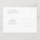 Muttertagsblüte Einladungspostkarte (Rückseite)