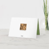 Muttertagsblüten Karte (Rückseite)