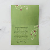 Muttertagsblüten Karte (Innenseite)