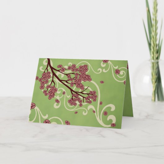 Muttertagsblüten Karte (Vorderseite)