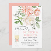 Muttertagsbrunch & Bläschen Einladung (Vorne/Hinten)