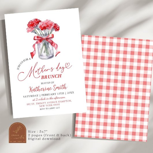 Muttertagsbrunch Einladung