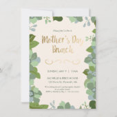 Muttertagsbrunch - Einladung zur Blumenbearbeitung (Vorderseite)