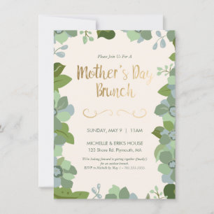 Muttertagsbrunch - Einladung zur Blumenbearbeitung