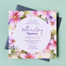Muttertagsbrunch Elegante Blume