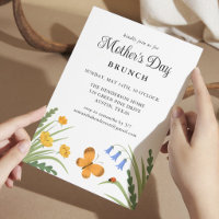Muttertagsbrunch florale Ladybug Butterfly