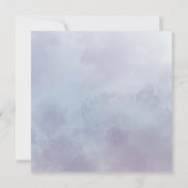 Muttertagsbrunch Wasserfarbe Wildblume Einladung (Rückseite)