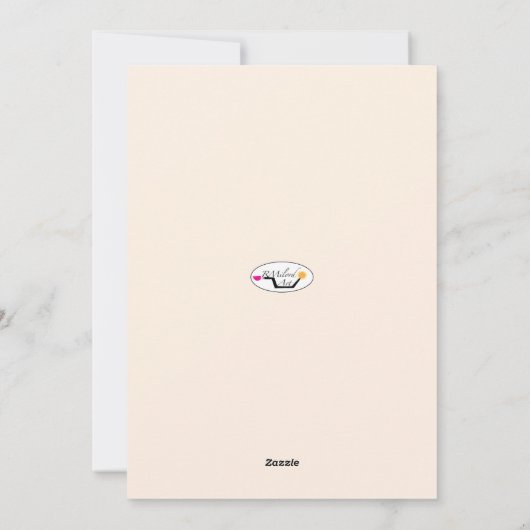 Muttertagsbukett von Blume Feiertagskarte (Rückseite)