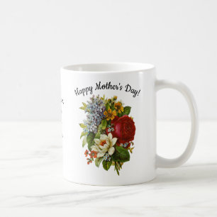 MuttertagSchönes SommerBouquet mit Rote Rose Kaffeetasse