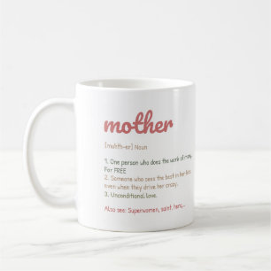 Muttertagsdefinition-Wildblumen Tasse