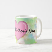 Muttertagsdesign Blumenelegantes Tasse (VorderseiteRechts)