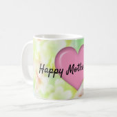 Muttertagsdesign Blumenelegantes Tasse (Vorderseite Links)