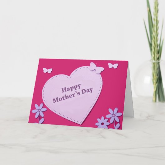 Muttertagsdesign für Muttertagskarte Karte (Vorderseite)