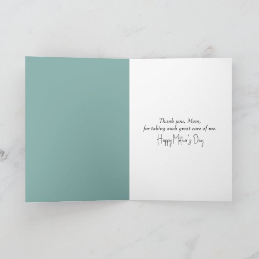 Muttertagsduck und -enten karte (Innenseite)