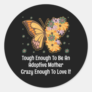 Muttertagseltern Adoption Eltern Adoptiert Stepama Runder Aufkleber