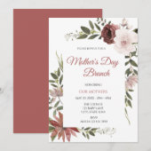 Muttertagsessen Einladung (Vorne/Hinten)