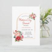 Muttertagsessen Einladung (Stehend Vorderseite)