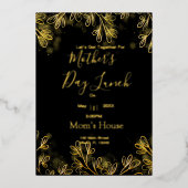 Muttertagsessen Folieneinladung (Vorderseite)