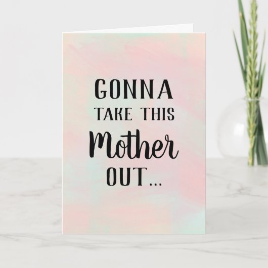 Muttertagsessen Karte (Vorderseite)