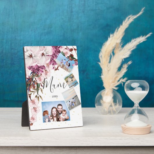 Muttertagsfamilie Burgundi Fotos Fotoplatte (Seite)