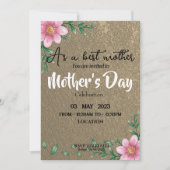 Muttertagsfeier Einladung (Vorderseite)