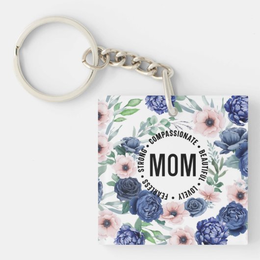 Muttertagsfeier Schlüsselanhänger (Vorderseite)