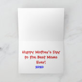 Muttertagsfisch Karte (Innenseite)