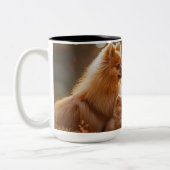 Muttertagsfisch Zweifarbige Tasse (Links)
