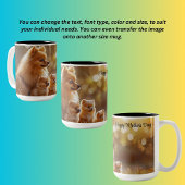 Muttertagsfisch Zweifarbige Tasse