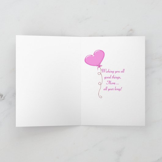 Muttertagsfische Karte (Innenseite)