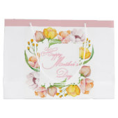 Muttertagsflora Große Geschenktüte (Rückseite)