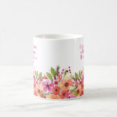 Muttertagsfloral Kaffeetasse (Mittel)