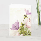 Muttertagsfloral Karte (Rückseite)