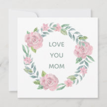 Muttertagsflorale Liebe Sie Mama Square Card