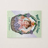 Muttertagsflorales Foto Puzzle (Horizontal)