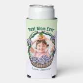 Muttertagsflorales Foto Selters Dosenkühler (Seltzer Vorderseite)