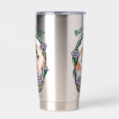 Muttertagsflorales Foto Thermobecher (Links)