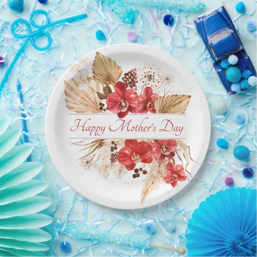 Muttertagsflorales Party Pappteller (Party)