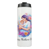 Muttertagsflorenembrace Thermosbecher (Vorderseite)