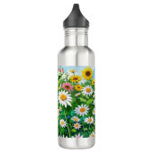 Muttertagsflorengartenplatz Edelstahlflasche (Links)