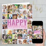 Muttertagsfoto Collage Große Personalisierte Karte<br><div class="desc">Big Mother's Day Card mit personalisierter Message und Foto Collage. Das Design wird in überdimensionaler Typografie und Pinselskripte geschrieben. Sie können die Nachricht auch im Inneren personalisieren. Laden Sie Ihre Bilder hoch (die in Zeilen von verlassen nach rechts, von oben nach unten arbeiten) und diese werden in quadratischem / instagram...</div>