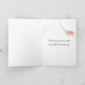 Muttertagsfrau mit Strandhut Karte (Innenseite)