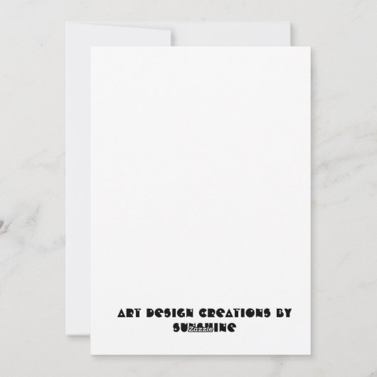 Muttertagsfrühstück Feiertagskarte (Rückseite)